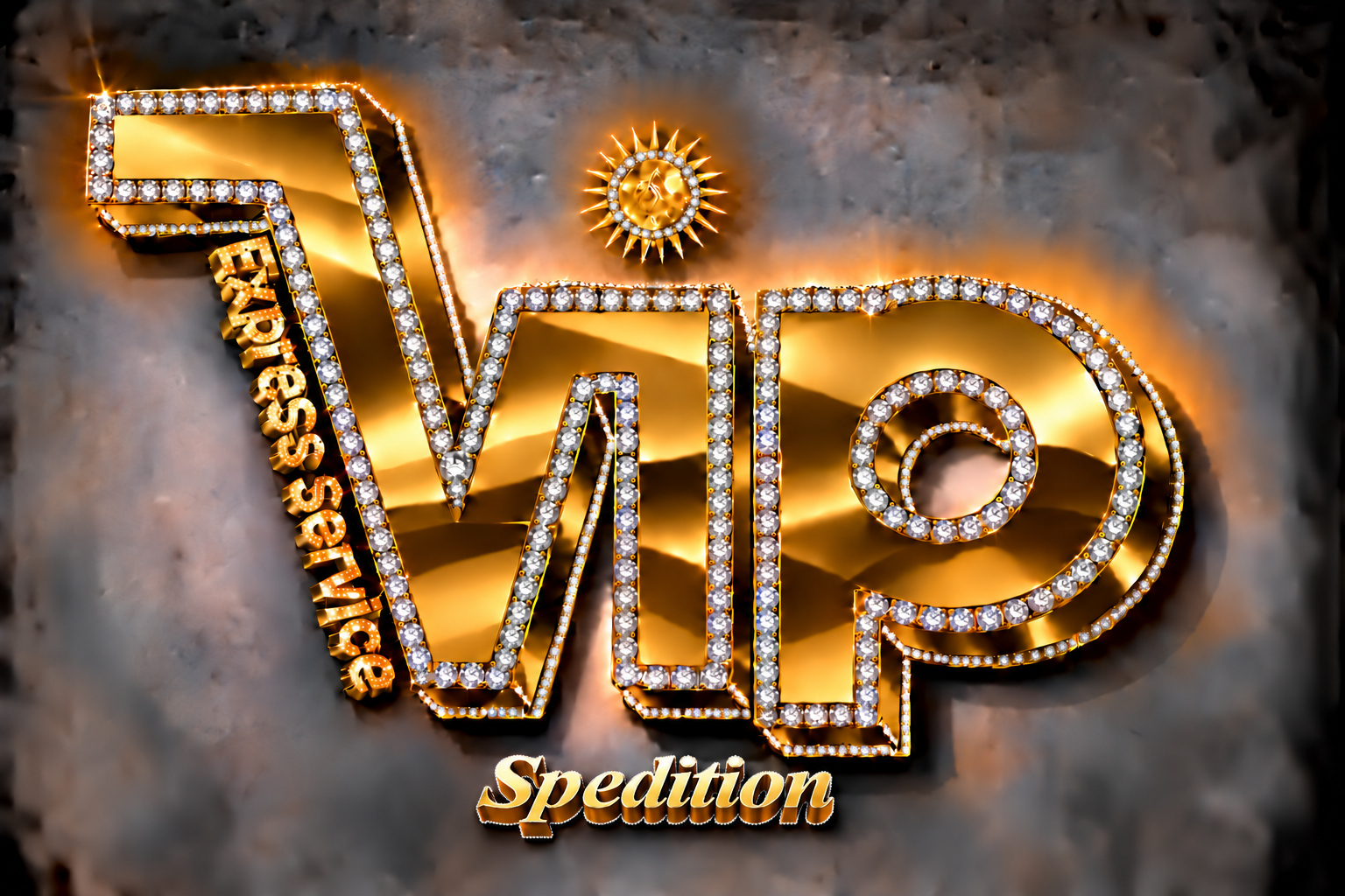 VIP Express Logo-Variante: Spedition